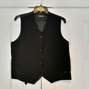 Boy's Black Barrage Suit Vest